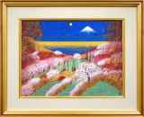平松礼二「夢の旅図」日本画12号