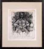 南桂子「少女」銅版画 :: 絵画買取・販売 - シバヤマ