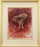 絵画 白梅小禽 中野嘉之作95×75×5㌢ 中野嘉之「梟」日本画 6号 :: 絵画買取・販売 - シバヤマ