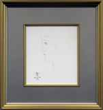 爽やかな日差しの中で。裸婦画　アクリル画 女性作品（ポップアート・女性・裸婦・子供・京都・植物・鳥・雪
