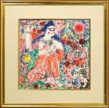 【中古】M▽進徹 パステル画 裸婦 女性 絵画 額縁 (38154) M▽進徹 パステル画 裸婦 女性 絵画 額縁 (38154) 美術品