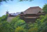 吉田伊佐「新緑の清水寺」