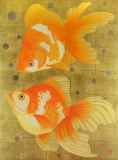 丸山友紀「金魚」日本画