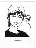 森田曠平作「舞妓・弥生」額付　銅版画　ED70/90　直筆サイン有　黄袋タトー箱 森田曠平作「舞妓・弥生」額付 銅版画 ED70/90 直筆サイン有 黄