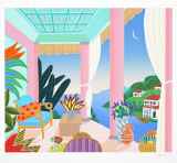 トーマス・マックナイト「『In the Tropics Suite』より グアドループ」シルクスクリーン