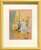 藤田嗣治「誕生会」リトグラフ :: 絵画買取・販売 - シバヤマ