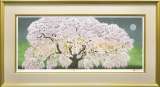 小泉淳作「しだれ桜」シルクスクリーン