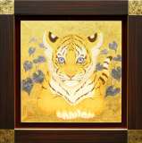 丸山友紀「インコ」日本画 M6号 :: 絵画買取・販売 - シバヤマ