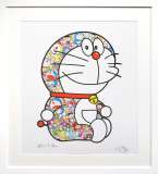 村上隆「おすわりドラえもん「えへへ」」オフセットプリント :: 絵画