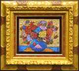中川一政「薔薇」油彩 8号 :: 絵画買取・販売 - シバヤマ