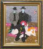 y*n様 長谷川利行 海水浴 肉筆油彩画 4号 絵画・美術品入荷作品情報 2023年12月22日(金) 〜 } :: 絵画買取