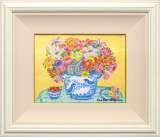レスリー・セイヤー「Fragrant Bouquet」油彩22.9 × 30.5 cm