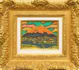 清水信行 『富岳』 日本画（４号）原画 サイン入り Amazon.co.jp: 清水信行『紅富岳(P25号)』日本画 風景画 富士山
