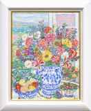 泉東臣「アネモネ」日本画 0号スクエア :: 絵画買取・販売