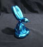ジェフ・クーンズ「Balloon Rabbit (Blue)」フィギュア