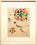 サム・フランシス　Sam Francis  シルクスクリーン　Untitled サム・フランシス「Untitled」リトグラフ :: 絵画買取・販売