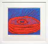 元永定正「あかのうえ」シルクスクリーン :: 絵画買取・販売