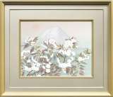 那波多目功一「花菖蒲」日本画 P15号 :: 絵画買取・販売 - シバヤマ