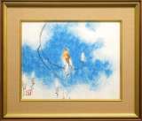 前田青邨 直筆葉書 焼き鳥 前田青邨「獦子鳥」日本画 :: 絵画買取・販売 - シバヤマ