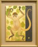 山下千里、「深海に棲む」、希少画集・額装画、日本製・新品額縁にて額装致します 山下千里、「深海に棲む」、希少画集・額装画、日本製・新品額縁