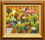 ヒロ・ヤマガタ「スノーウィーモンマルトルII」シルクスクリーン