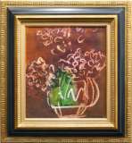 三岸節子「赤い花」リトグラフ :: 絵画買取・販売 - シバヤマ