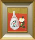 小倉遊亀「古九谷と青梅」木版画 :: 絵画買取・販売 - シバヤマ