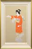 上村松園「序の舞」シルクスクリーン :: 絵画買取・販売 - シバヤマ