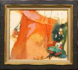 松井ヨシアキ 油彩画「夢」額装 松井ヨシアキ 油彩画「夢」額装 松井ヨシアキ 油彩画「夢」額装 松井