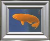 大山忠作「遊鯉」日本画 4号 :: 絵画買取・販売 - シバヤマ