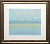 アンドレ・ブーリエ「バージュの湖」リトグラフ :: 絵画買取・販売