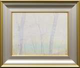 吉田善彦「霧の山湖」日本画 6号 :: 絵画買取・販売 - シバヤマ