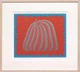 草間彌生「『版画集「永遠の愛」より』より Citrouille (I)」スクリーンプリント