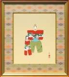 上村松園「神ひな之図」シルクスクリーン :: 絵画買取・販売 - シバヤマ