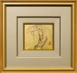 木村圭吾『春爛漫』色紙 木村圭吾「爛漫」日本画 :: 絵画買取・販売 - シバヤマ