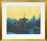 千住博「法輪寺朝景」
