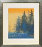 千住博「薬師寺 朝の譜」リトグラフ :: 絵画買取・販売 - シバヤマ