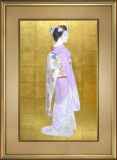 清水由朗、「望楼」、希少画集・額装画、日本製・新品額縁にて額装致します、状態良好 清水由朗、「望楼」、希少画集・額装画、日本製・新品額縁にて
