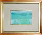佐倉功起「夏湖」日本画SM