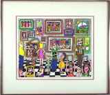 真作■チャールズ ファジーノ 3Dシルクスクリーン Clowns 版画 絵画 真作□チャールズ ファジーノ 3Dシルクスクリーン Clowns 版画 絵画