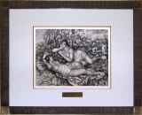 ピエール=オーギュスト・ルノワール「『Chez AMBROISE VOLLARD』より Le Repu sa pres le bain」銅版画