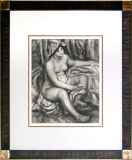 ピエール=オーギュスト・ルノワール「『Chez AMBROISE VOLLARD』より Femme nue s'essuyant」銅版画