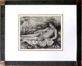 ピエール=オーギュスト・ルノワール「『Chez AMBROISE VOLLARD』より La Femme et endue」銅版画