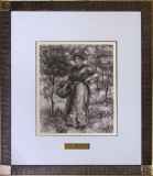 ピエール=オーギュスト・ルノワール「『Chez AMBROISE VOLLARD』より Femme au pani/篭を持つ女」銅版画