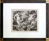ピエール=オーギュスト・ルノワール「『Chez AMBROISE VOLLARD』より Femmes nues」銅版画