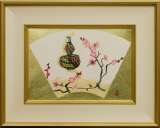 小倉遊亀作春の紅梅　肉筆 新品 大人気商品 小倉遊亀作春の紅梅 肉筆 絵画 - 絵画