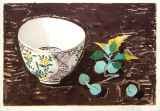 小倉遊亀「古九谷」木版画