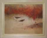絵画 白梅小禽 中野嘉之作95×75×5㌢ 絵画 白梅小禽 中野嘉之作95×75×5㌢ 絵画