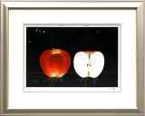 中島千波「りんご (Apple)」木版画