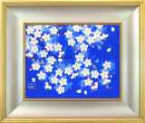 中島千波「石割桜(2)」シルクスクリーン :: 絵画買取・販売